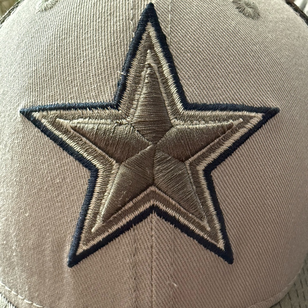 🖤 Dallas Cowboys New Era 39THIRTY Flex Fit Trucker Hat – Small / Medium - Picture 3 of 9